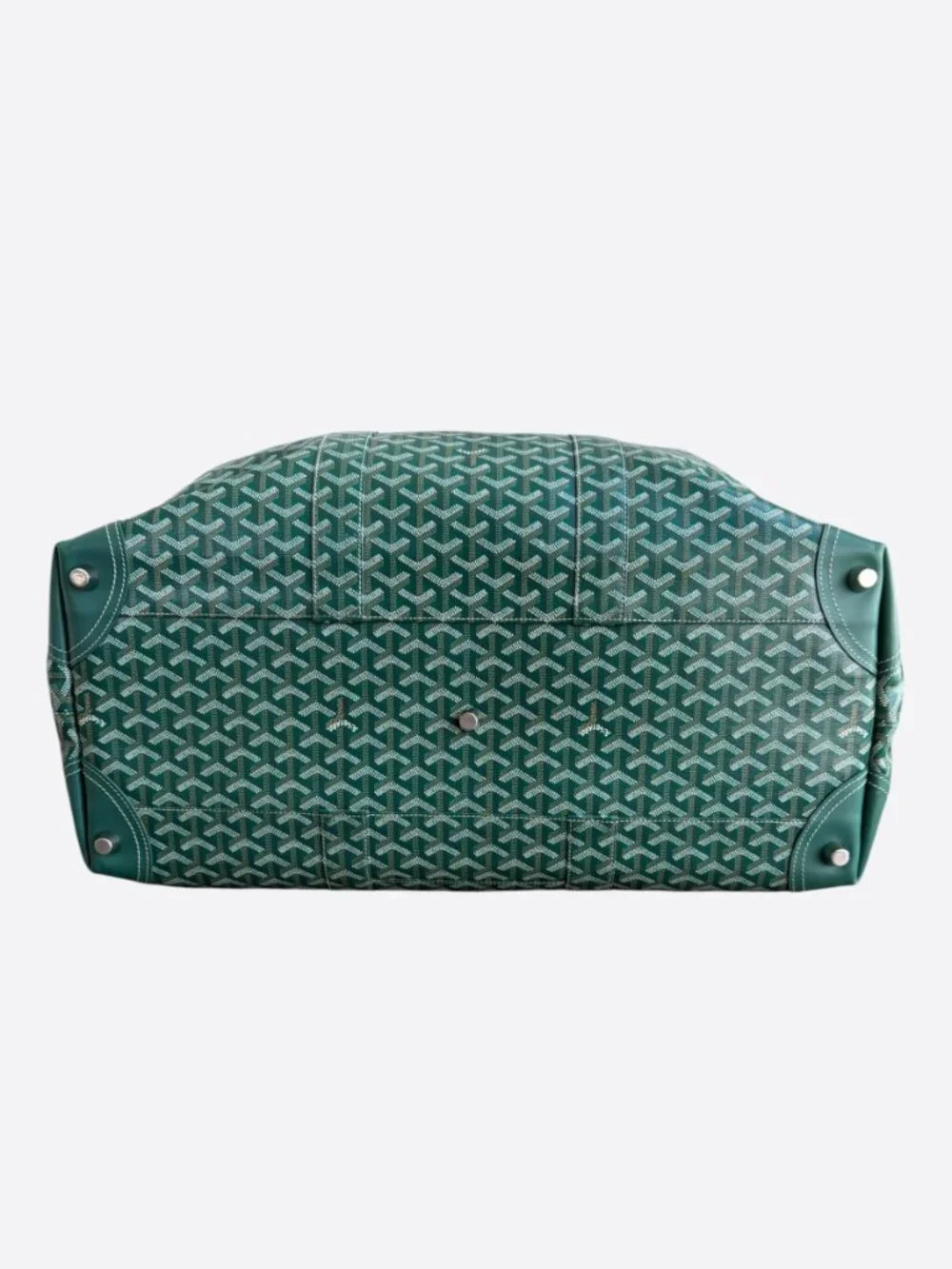 Goyard Green Bowling 55 Duffel Bag